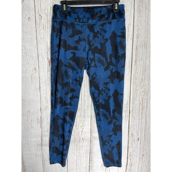 Everlast Pants - Everlast Leggings Women Size L Blue Pull On Athleisure All Over Floral Pint